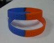 segment embossed silicone wristband