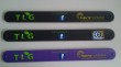 2014 silicon slap band with customized logo