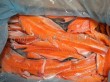 Frozen salmon fish steak