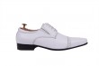 Aristocratic white shoes, classic colors, black an