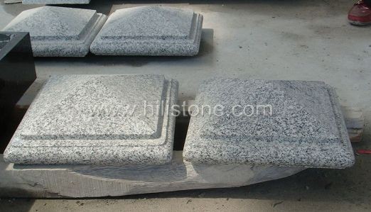 G603 Silver Grey Granite Polished Coping Stone