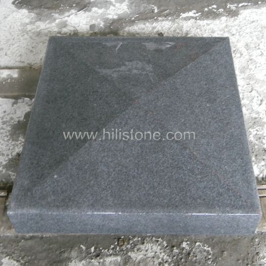 G654 Blue Black Granite Polished Coping Stone