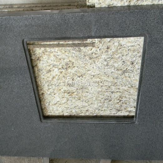 G654 Granite Countertop - Laminated Straight Edge