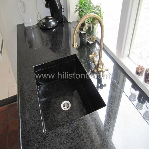 G684 Black Countertop - Front Water Stopper