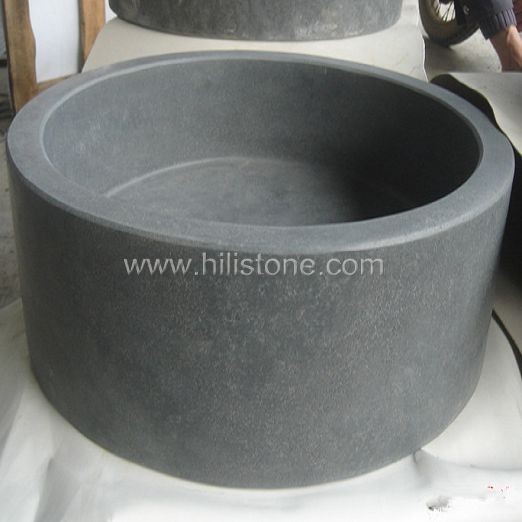 Basalt Honed Stone Sink