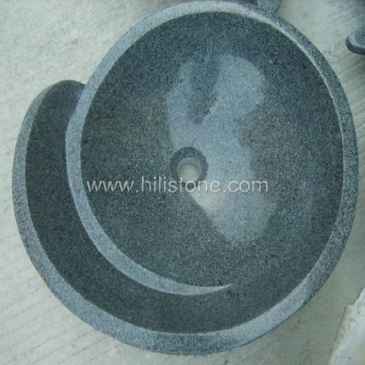 G654 Blue Black Granite Stone Sink