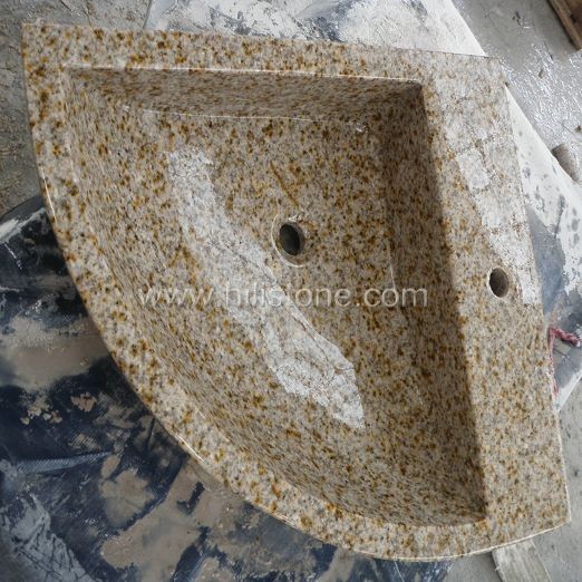 G682 Yellow Granite Polished Stone Sink