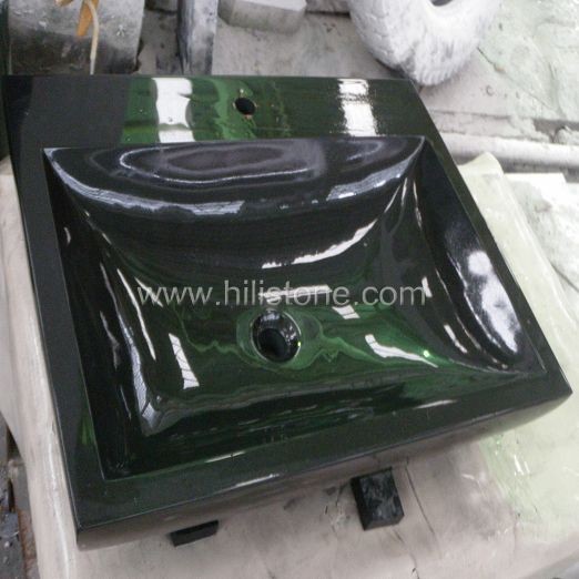 Shanxi Black Polished Stone Sink