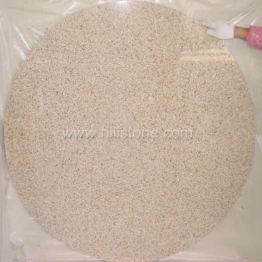 G682 Yellow Granite Polished Table top - Round