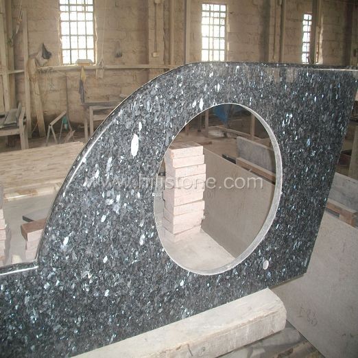 Blue Pearl Granite Polished Vanity Top