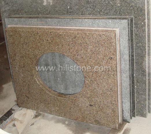 Tropic Brown Granite Polished Vanity Top