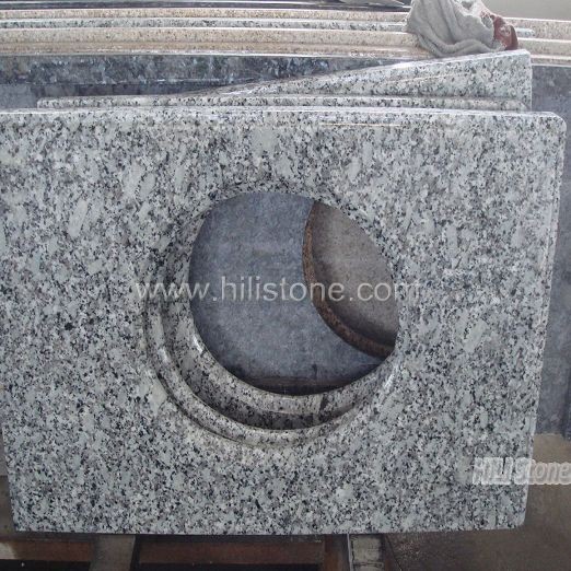 White Granite Polished Vanity Top