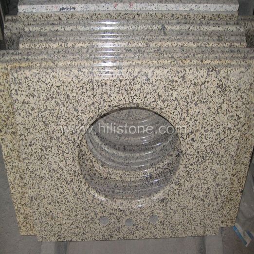 Yellow Granite Polished Vanity Top