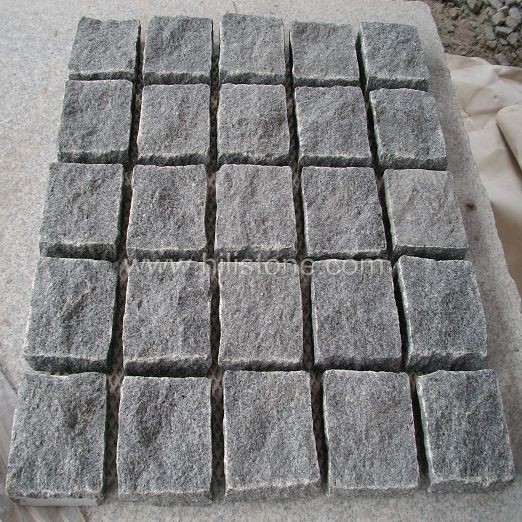 G654 Cobblestone on Mesh-Natural-Square Shape