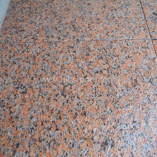G562 Maple Red Bush-hammered Paving Stone