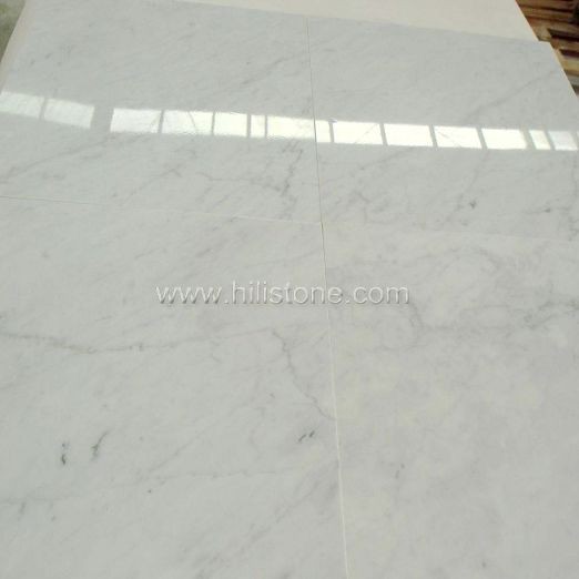 Carrara Bianco Marble Polished Tiles