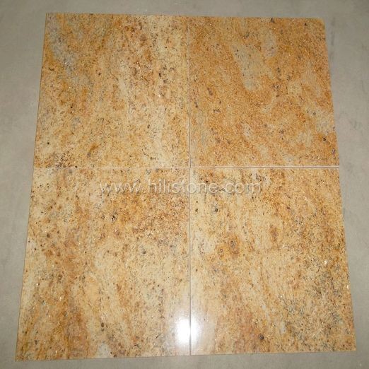 Kashmir Gold Granite Polished Tiles