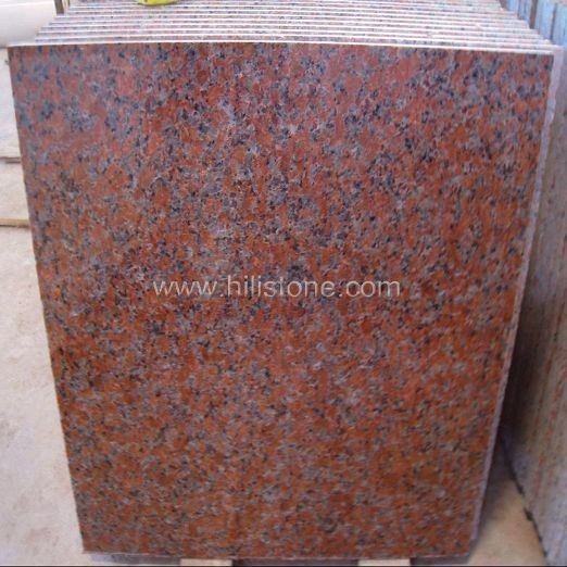 Maple Red Granite Polished Tiles