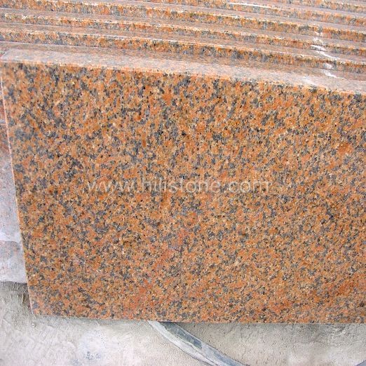 G562 Maple Red Granite Polished Step