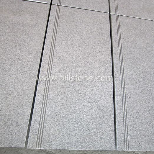 G603 Granite Flamed Step with Anti-slippery Strips