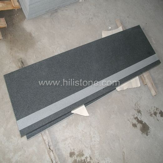 G654 Honed Step with Anti-slippery Strip