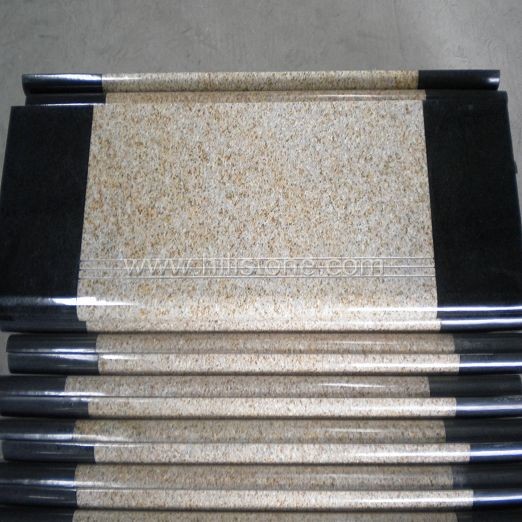 G682 Polished Step with Anti-slippery Strips