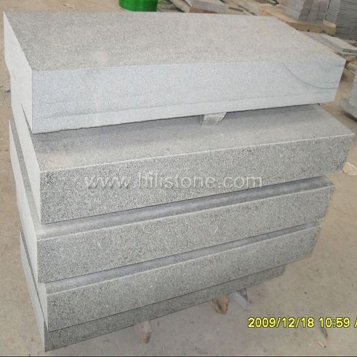 G612 Granite Flamed Stone Block Step