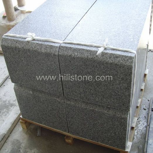 G603 Silver Grey Granite Flamed Stone Kerbs