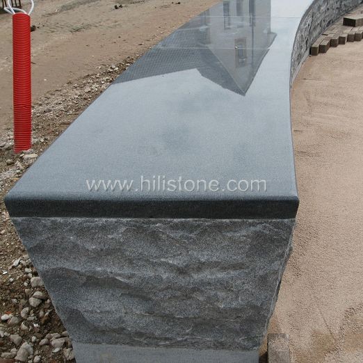 G654 Blue Black Polished Bench Stone Kerbs