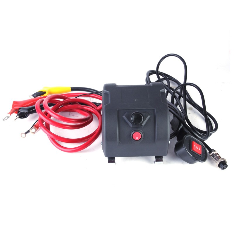 winch solenoid box with military aircraft plug