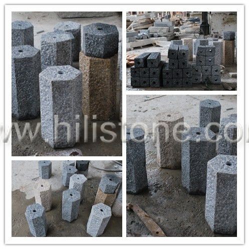 Stone Palisades Water pillars Hexagonal Pineappled