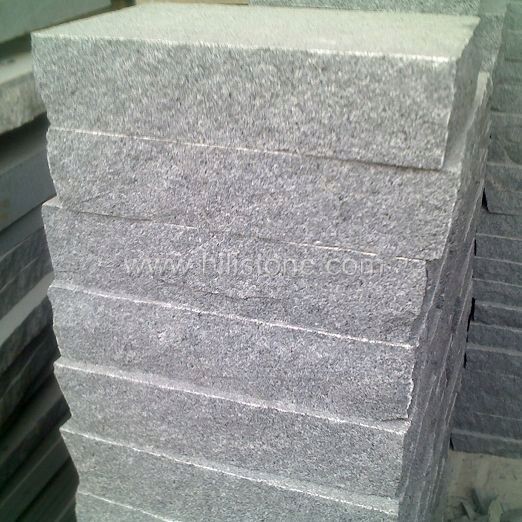 G654 Blue Black Granite Flamed Stepping Stone T6cm