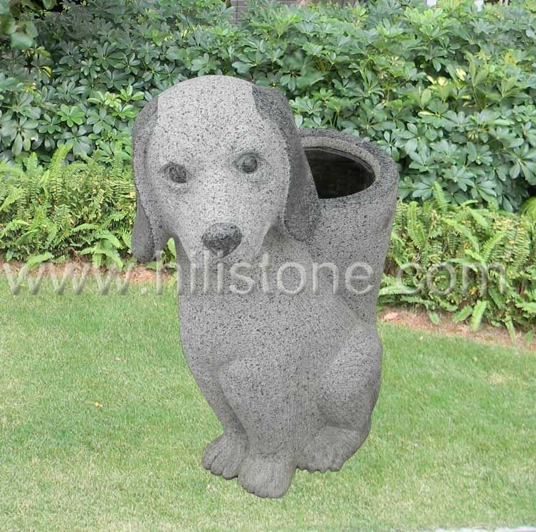 Stone Animal Sculpture Dog 11