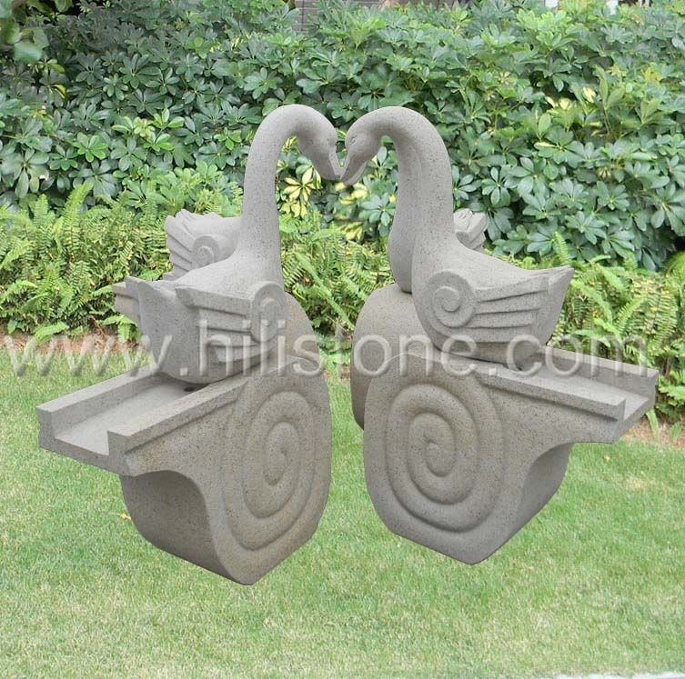 Stone Animal Sculpture Goose 1