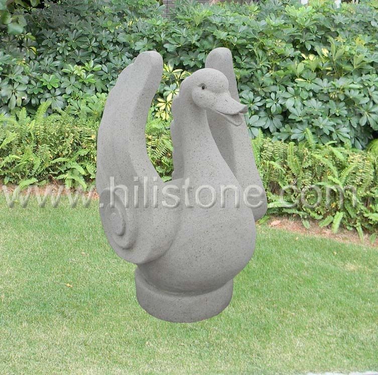 Stone Animal Sculpture Goose 2