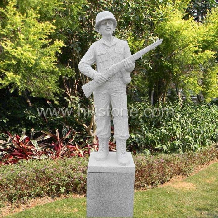 Stone Figure carving Soldier
