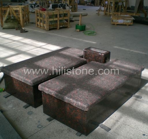 Tombstone Set TM54 Tan Brown tombstone