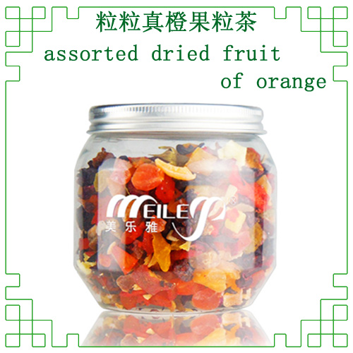 assorted dried fruit of orange