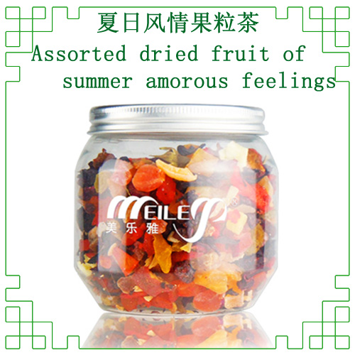 assorted dried fruit of summer amorous feelings