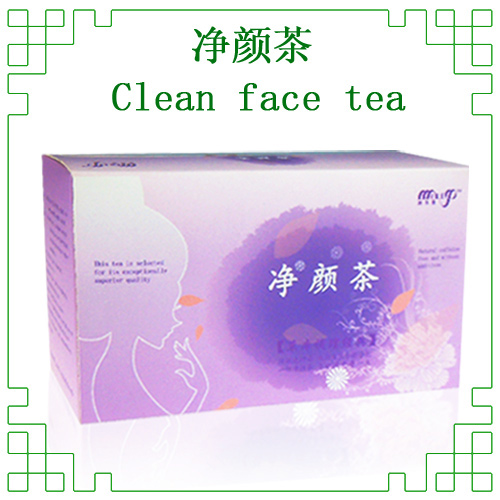 clean face tea