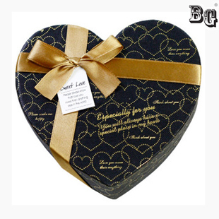 heart shape chocolate box for a gift