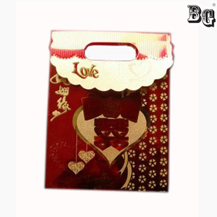 luxury holiday red gift bags