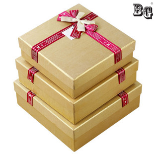 gold square small gift boxes