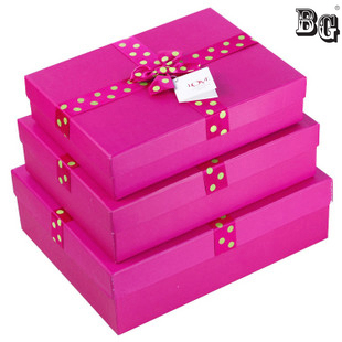 purple paper gift box packaging