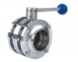 3pc sanitary butterfly valve