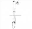 Brass and chrome plated bathroom shower sets