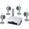 2.4g wireless 4pcs waterproof IR camera kit