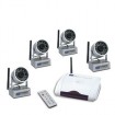 2.4g wireless 4pcs waterproof IR camera kit