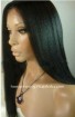 Hot selling 18 inch natural wave 1b# full lace wig