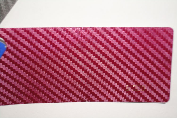3D Carbon fiber film rose color